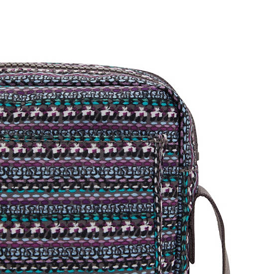Sacs Crossbody Kipling Abanu Medium Printed Bleu Marine | FR 2192HA